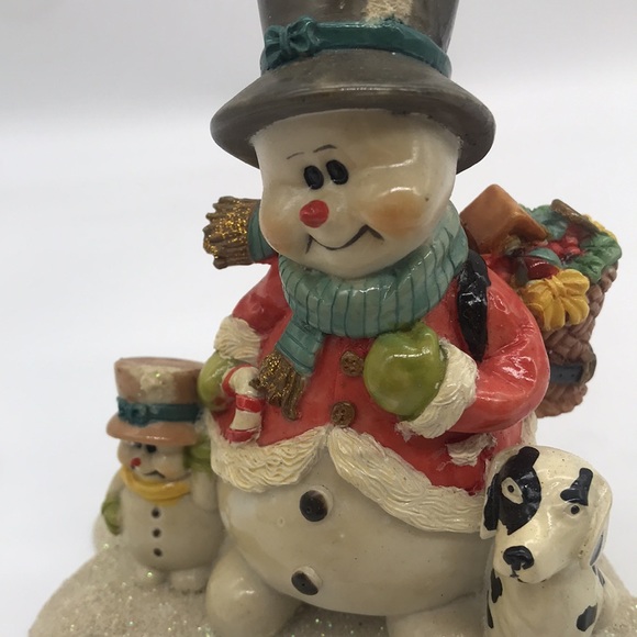 Vintage Regency Fine Arts Collectible Snowman Sculpture’s & Figurines 5”Tall - Picture 7 of 8